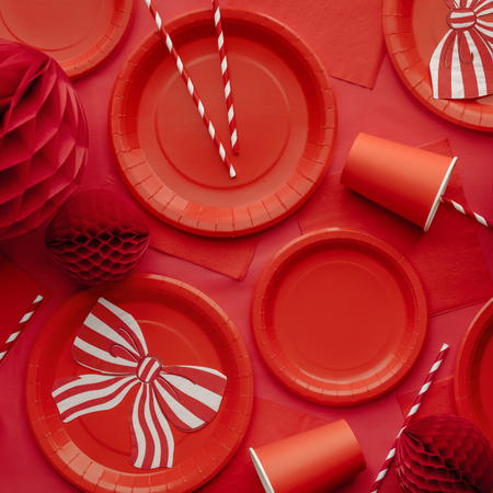 Serwetki papierowe czerwone 33x33cm 20 sztuk SP33-109-007