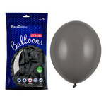 Szare balony pastelowe 23cm 100 sztuk SB10P-091-100x