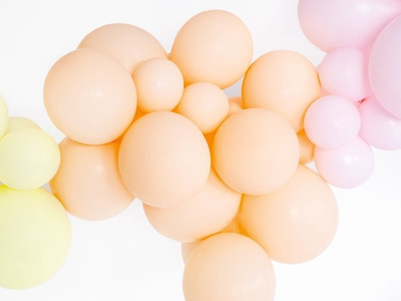 Balony brzoskwiniowe jasne pastelowe 23cm 9 cali Strong 100 sztuk SB10P-075J-100x