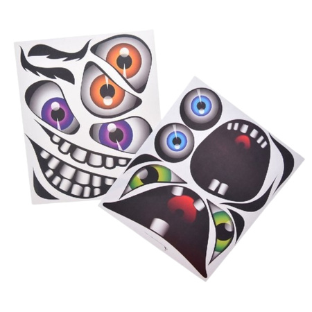 Naklejki na dynie Halloween 4 sztuki HA9777