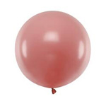 Balon gigant okrągły Pastel Wild Rose Dzika Róża 60cm 1 sztuka OLBOM-081AN