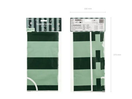 Obrus foliowy Boisko piłkarskie Piłka Nożna 180x120 cm 1 sztuka OBS5