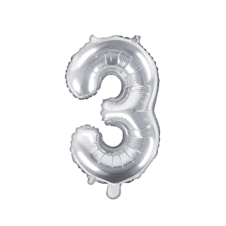 Balony foliowe 30 srebrne 35cm FB10M-30-018