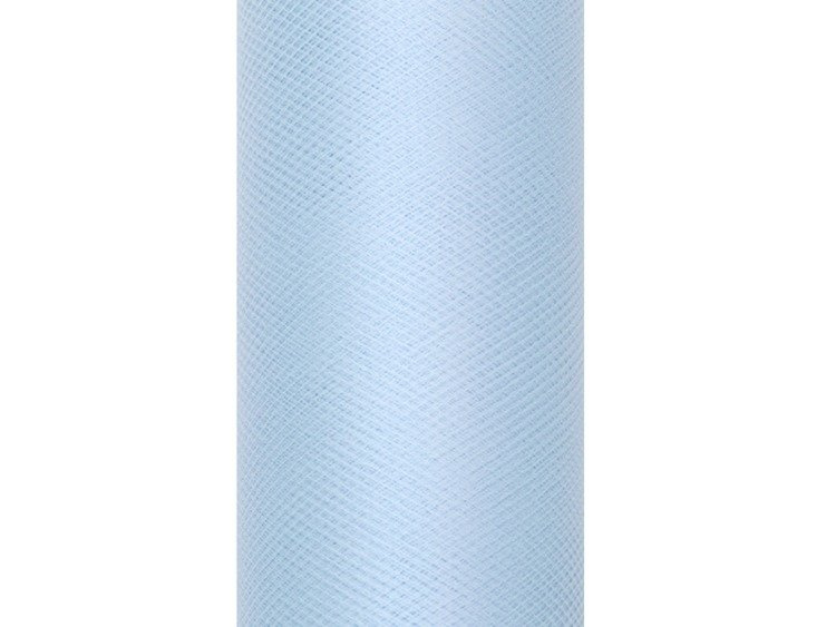 Tiul Gładki na Szpulce Błękitny 50 cm x 9 m