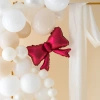Balony foliowe kokardki czerwone 55 x 42 cm 3 sztuki 166574