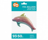 Balon foliowy Delfin tęczowy 93cm 1szt BF-HDFT