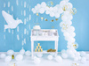 Białe balony pastelowe 12cm 5 cali Strong 10 sztuk SB5P-008-10x
