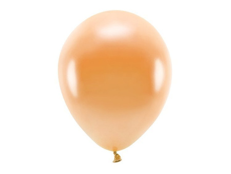 Balony Eco 30cm metalizowane pomarańczowe 100 sztuk  ECO30M-005-100x