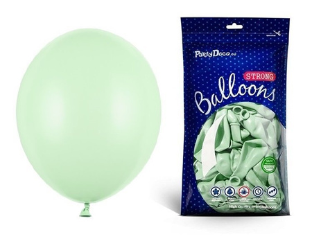 Pistacjowe balony pastelowe 30cm 50 sztuk SB14P-096-50x