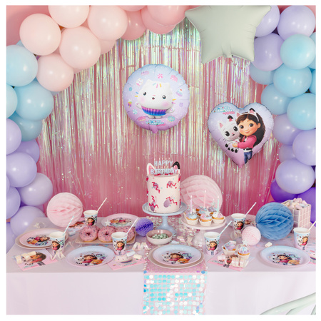 Balony na 6 urodziny Koci Domek Gabi zestaw zes-GABI26