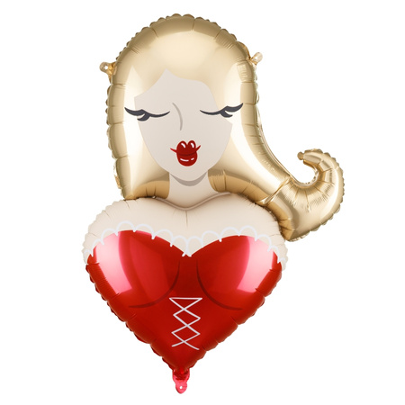 Balon na Wieczór Kawalerski Dziewczyna foliowy 74,5cm 1 sztuka FB355