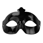 Maska karnawałowa 24x8 cm czarna 1 sztuka MAS1-010