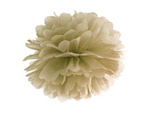 Pompon bibułowy 35cm złoty 1szt pp35-019