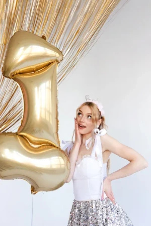 Balon na Wieczór Panieński penis foliowy 112cm 1 sztuka FB221-019