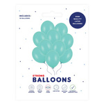 Miętowe balony pastelowe 27cm 10 sztuk SB12P-103-10x