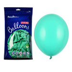 Miętowe balony pastelowe 27cm 50 sztuk SB12P-103-50x