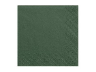 Serwetki butelkowa zieleń 33x33cm 240 sztuk SP33-1-012B-KARTON