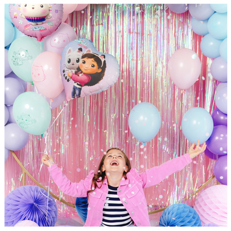 Balony na 4 urodziny Koci Domek Gabi zestaw zes-GABI24