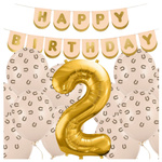 Balony na 2 urodziny Konie Koń Koniki dekoracje zestaw urodzinowy zes-konie-22