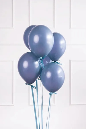  Balony granatowe Pastel Navy Blue 30 cm pastelowe 100szt SB14P-074-100x