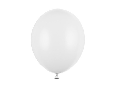 Balony białe pastelowe 30cm Strong 10 sztuk SB14P-008-10x