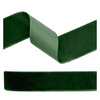 Tasiemka welurowa 25mm butelkowa zieleń 10m 1 sztuka TW25-012B