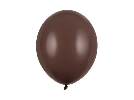 Brązowe balony pastelowe 30cm 10 sztuk SB14P-032Z-10x