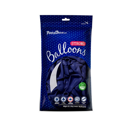 Balony królewski niebieski pastelowe 23cm Royal Blue 9 cali Strong 100 sztuk SB10P-074R-100x