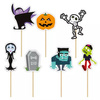 Toppery do babeczek Halloween Monsters 9cm 7 sztuk 129661