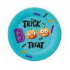 Talerzyki papierowe na Halloween Boo 18cm 6 sztuk PW-TBO7