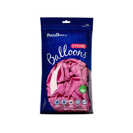 Fuksjowe balony pastelowe 12 cm 100 sztuk SB5P-080-100x