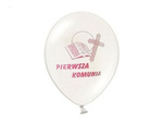 Balony Pierwsza Komunia Św. 27cm 50 sztuk SB12P-109R-008-50x