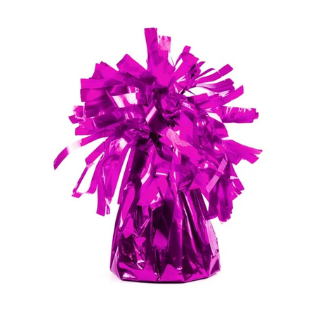 Obciążnik do balonów ciężarek ciemny różowy Partydeco 130g 1 sztuka CZ1-006