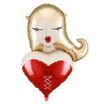 Balon na Wieczór Kawalerski Dziewczyna foliowy 74,5cm 1 sztuka FB355