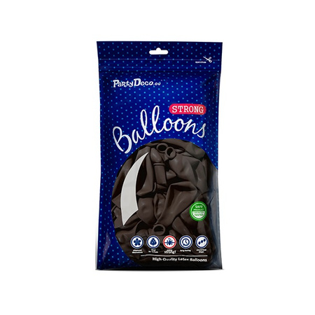 Brązowe balony pastelowe 12 cm 100 sztuk SB5P-032Z-100x