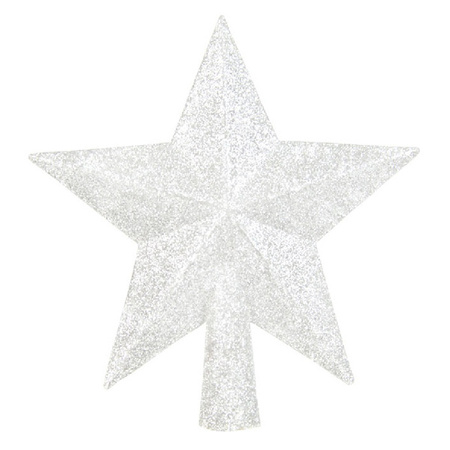 Czubek na choinkę Gwiazda biały 1 sztuka BN5830BIA-9661