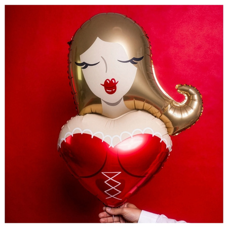 Balon na Wieczór Kawalerski Dziewczyna foliowy 74,5cm 1 sztuka FB355