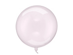 Balon Kula 40cm transparentny róż 1 sztuka ORB16-1-081