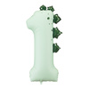 Balon foliowy cyfra 1 miętowy dinozaur 92cm 1 sztuka FB315-1