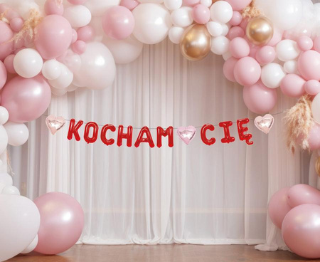 Girlanda papierowa Kocham Cię 180 cm BF-BKOH