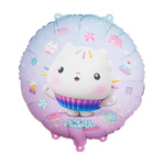 Balon Łakotek Koci Domek Gabi 35cm foliowy okrągły 1 sztuka FB325
