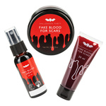 Zestaw do charakteryzacji na Halloween sztuczna krew KRW-mix