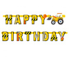Girlanda papierowa Happy Birthday Budowa Plac Budowy 220 cm PF-GUPB