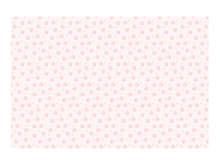 Obrus papierowy Łapki różowe 180x120 cm 1 sztuka OBP2