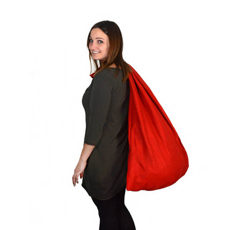 Świąteczny worek na prezenty czerwony gigant 1 szt SM3483