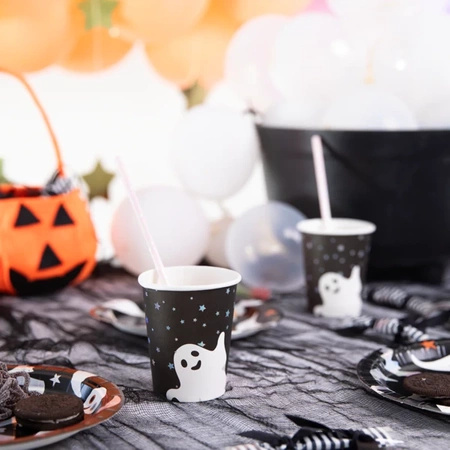 Kubeczki papierowe na Halloween 220ml 6 sztuk 140673