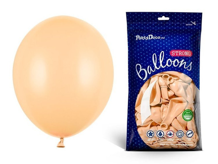 J. brzoskwiniowe balony pastelowe 30cm 50 sztuk SB14P-075J-50x