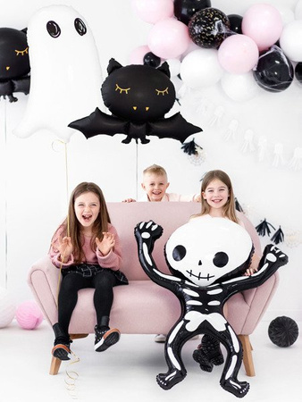 Balon na Halloween Szkielet foliowy 84 x 100cm 1 sztuka FB45