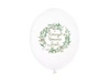 Balony białe Pierwsza Komunia Święta 30cm 6 sztuk SB14P-332-000-6