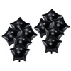 Balony foliowe gwiazdki czarne 48cm 10 sztuk FB3M-010-BOX-10x